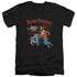 DC/SUPER RUNNING - S/S ADULT V-NECK 30/1 - BLACK