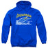 DC/AQUAMAN AQUA SWIM - ADULT PULLOVER HOODIE - ROYAL BLUE