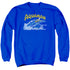 DC/AQUAMAN AQUA SWIM - ADULT CREWNECK SWEATSHIRT - ROYAL BLUE
