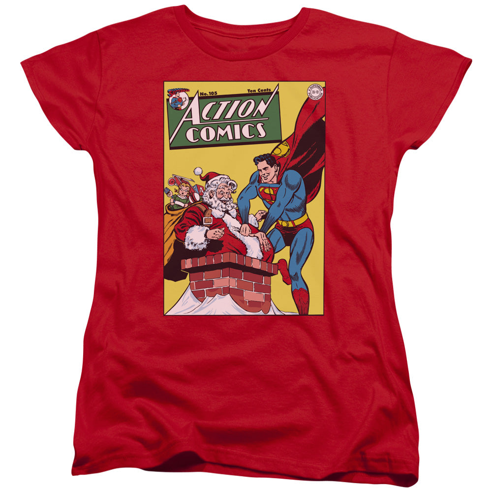 DC/COVER NO. 105 - S/S WOMENS TEE - RED