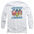 DC/FACES OF JUSTICE -  L/S ADULT 18/1  - WHITE