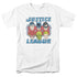 DC/FACES OF JUSTICE - S/S ADULT 18/1  -  WHITE