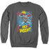 DC/NO WAY - ADULT CREWNECK SWEATSHIRT - CHARCOAL