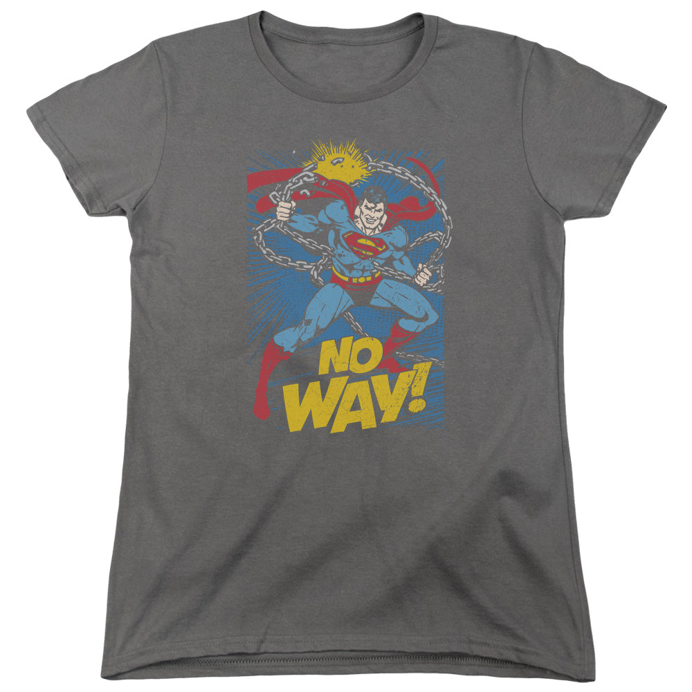 DC/NO WAY - S/S WOMENS TEE - CHARCOAL