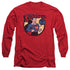DC/SUPERMAN 64 -  L/S ADULT 18/1  - RED