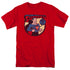 DC/SUPERMAN 64 - S/S ADULT 18/1  -  RED