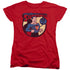 DC/SUPERMAN 64 - S/S WOMENS TEE - RED