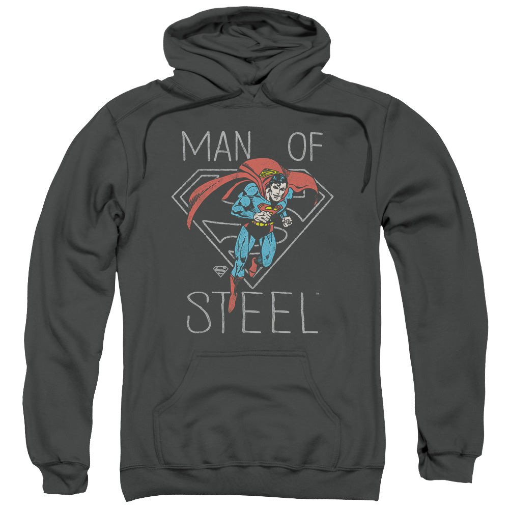 DC/HARDENED HEART - ADULT PULLOVER HOODIE - CHARCOAL