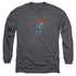 DC/HARDENED HEART -  L/S ADULT 18/1  - CHARCOAL