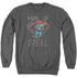 DC/HARDENED HEART - ADULT CREWNECK SWEATSHIRT - CHARCOAL