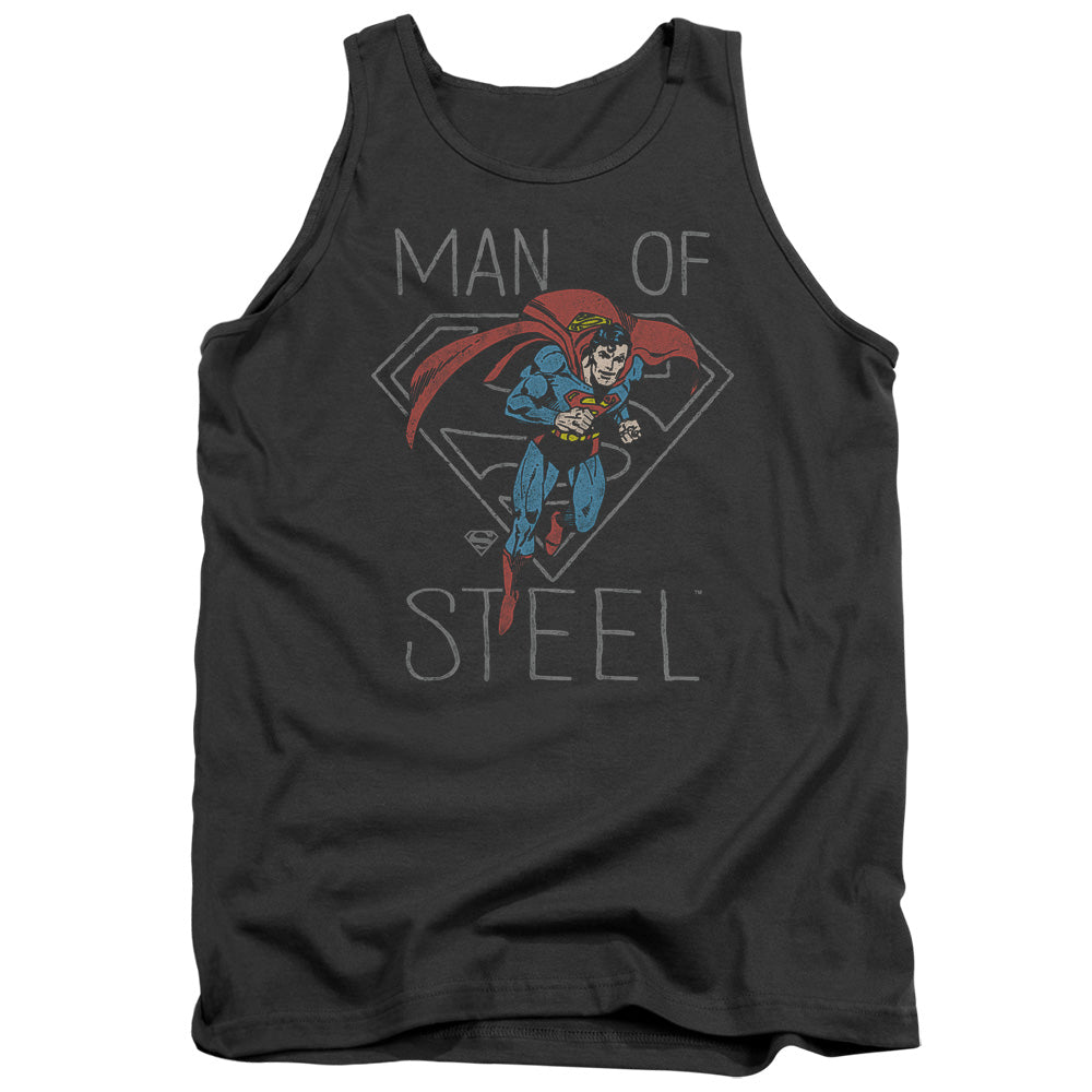 DC/HARDENED HEART - ADULT TANK - CHARCOAL