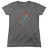 DC/HARDENED HEART - S/S WOMENS TEE - CHARCOAL