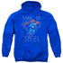 DC/HARDENED HEART - ADULT PULLOVER HOODIE - ROYAL BLUE