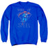 DC/HARDENED HEART - ADULT CREWNECK SWEATSHIRT - ROYAL BLUE