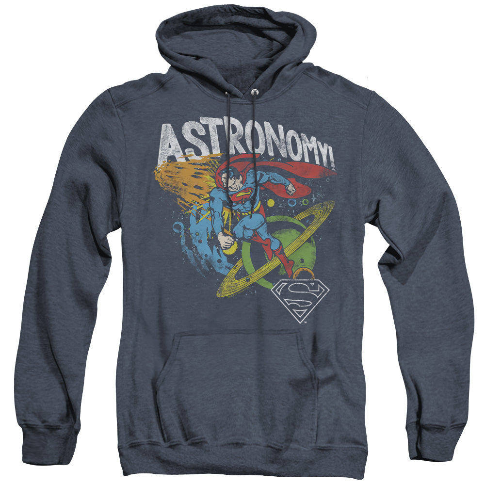 DC/ASTRONOMY - ADULT HEATHER HOODIE - NAVY