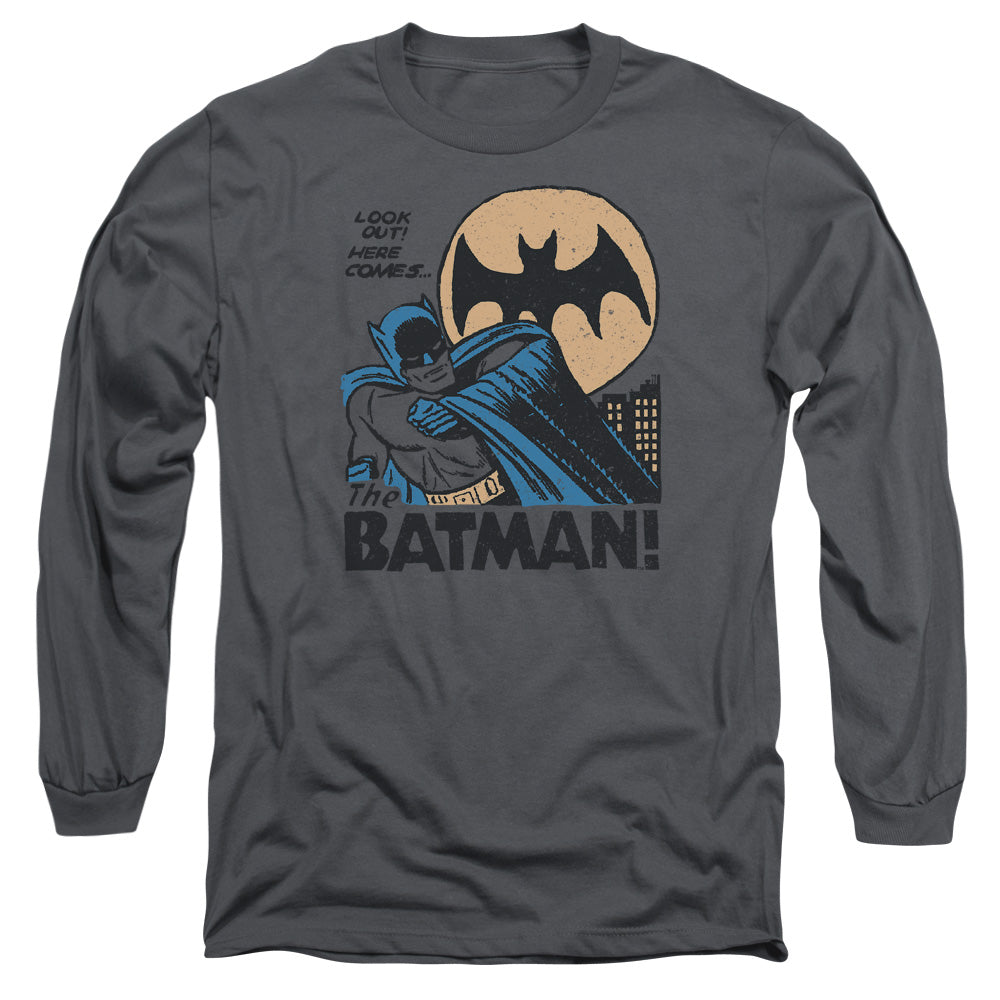 DC/LOOK OUT -  L/S ADULT 18/1  - CHARCOAL