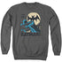 DC/LOOK OUT - ADULT CREWNECK SWEATSHIRT - CHARCOAL