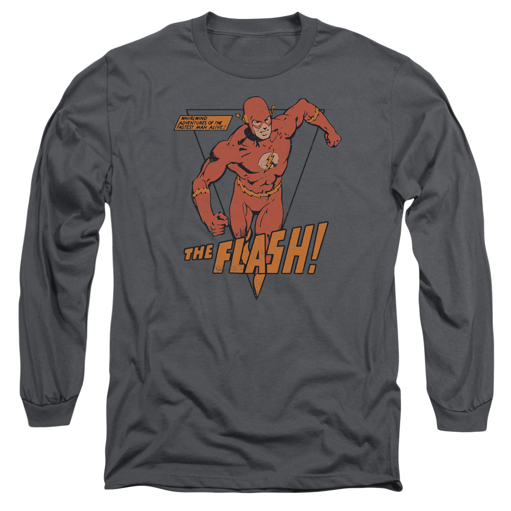 DC FLASH/WHIRLWIND -  L/S ADULT 18/1  - CHARCOAL