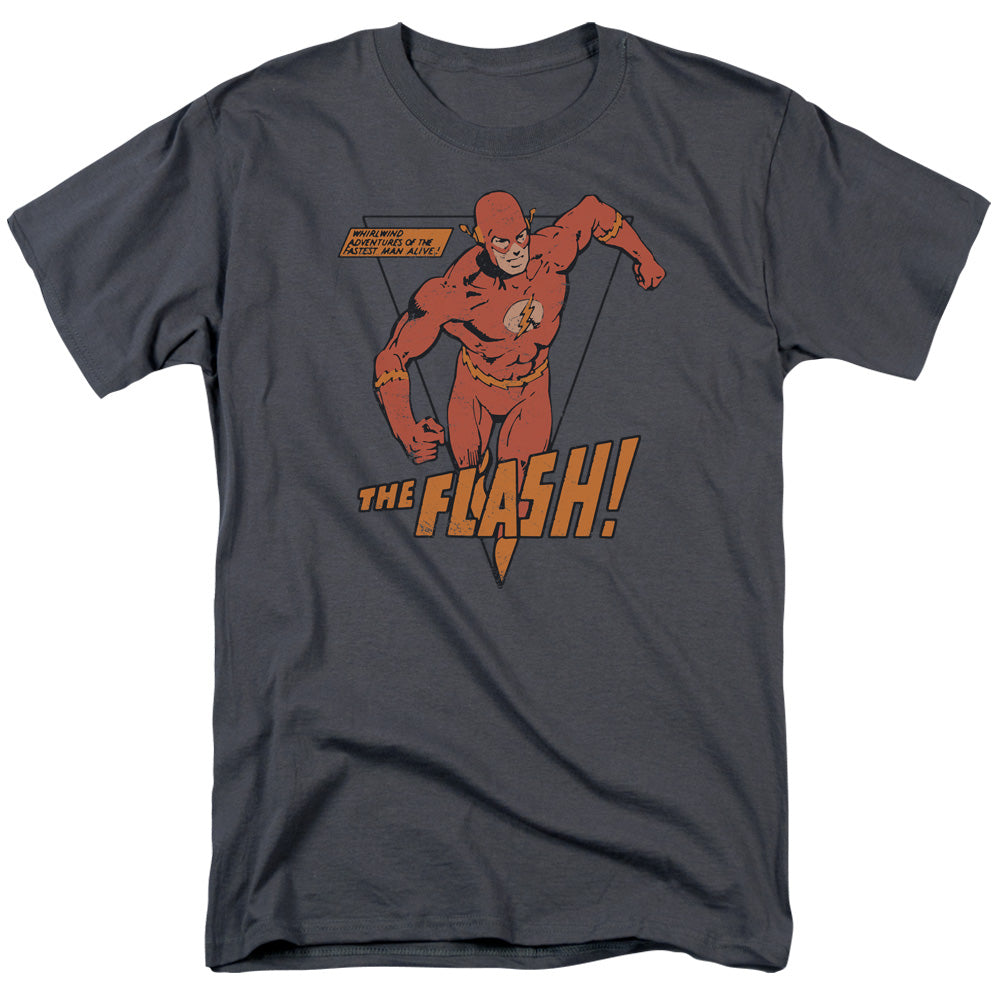 DC FLASH/WHIRLWIND - S/S ADULT 18/1  -  CHARCOAL