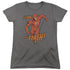 DC FLASH/WHIRLWIND - S/S WOMENS TEE - CHARCOAL