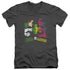 DC/GL VS SINESTRO - S/S ADULT V-NECK 30/1 - CHARCOAL