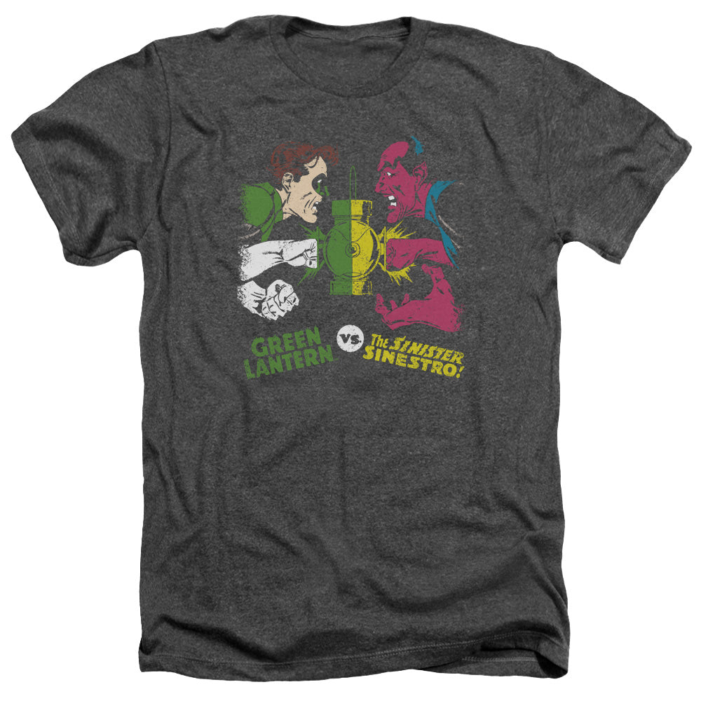 DC/GL VS SINESTRO - ADULT HEATHER - CHARCOAL