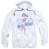 DC/WONDER STARS - ADULT PULLOVER HOODIE - WHITE