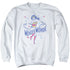 DC/WONDER STARS - ADULT CREWNECK SWEATSHIRT - WHITE
