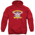 DC/FLYING THROUGH - ADULT PULLOVER HOODIE - RED