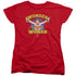 DC/FLYING THROUGH - S/S WOMENS TEE - RED