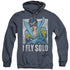 DC/FLY SOLO - ADULT HEATHER HOODIE - NAVY