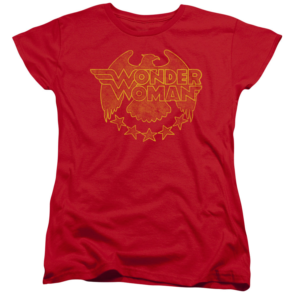 DC/WONDER EAGLE - S/S WOMENS TEE - RED