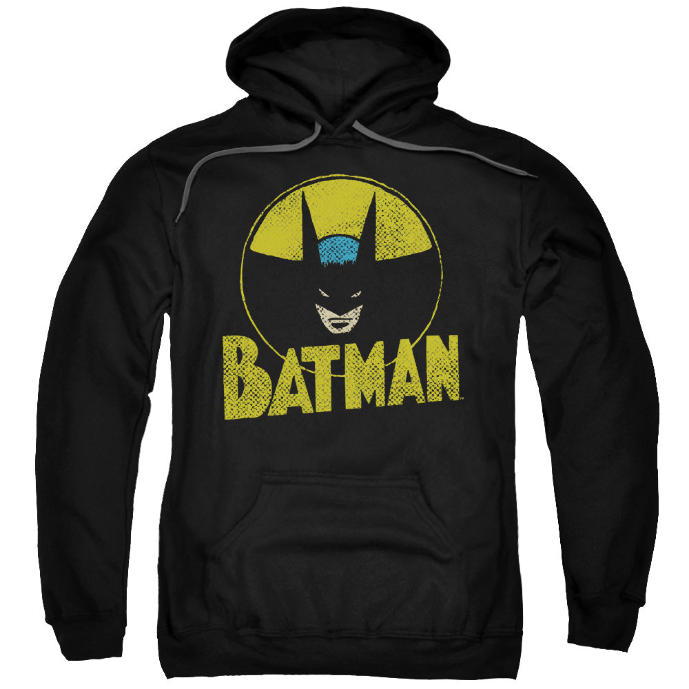DC/CIRCLE BAT - ADULT PULLOVER HOODIE - BLACK
