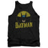 DC/CIRCLE BAT - ADULT TANK - BLACK