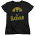 DC/CIRCLE BAT - S/S WOMENS TEE - BLACK