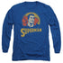 DC/SUPER CIRCLE -  L/S ADULT 18/1  - ROYAL BLUE