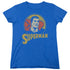 DC/SUPER CIRCLE - S/S WOMENS TEE - ROYAL BLUE
