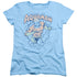 DC/AQUAMAN BUBBLES - S/S WOMENS TEE - LIGHT BLUE