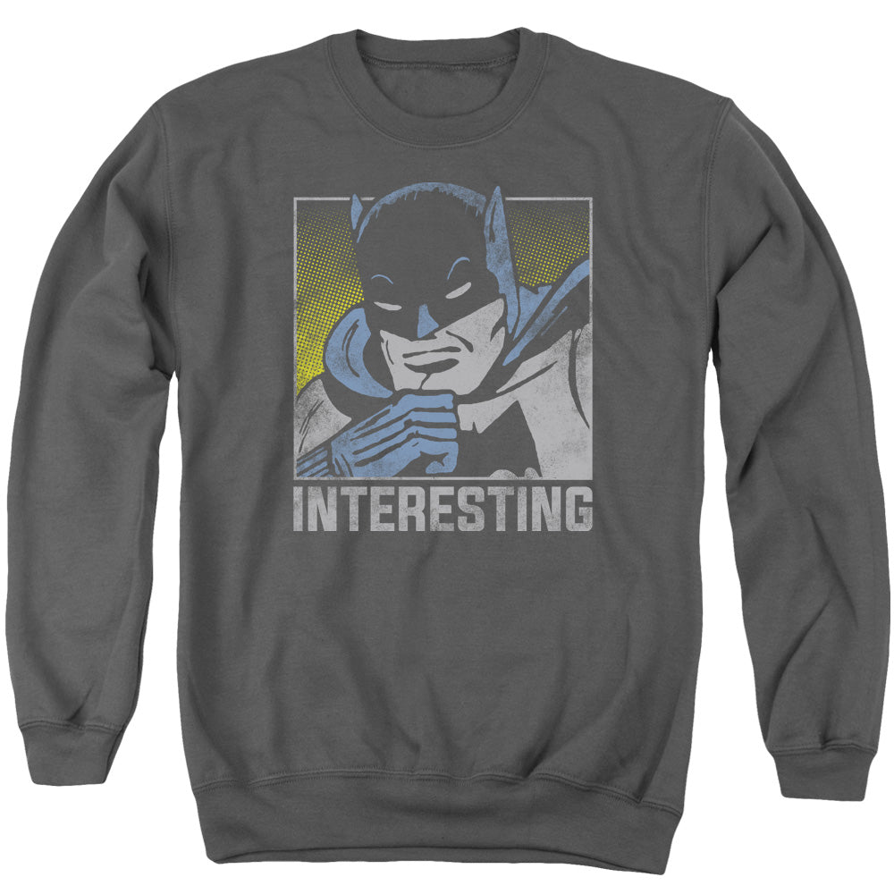DC/INTERESTING - ADULT CREWNECK SWEATSHIRT - CHARCOAL