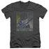 DC/INTERESTING - S/S ADULT V-NECK 30/1 - CHARCOAL