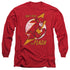 DC FLASH/FLASH BOLT -  L/S ADULT 18/1  - RED