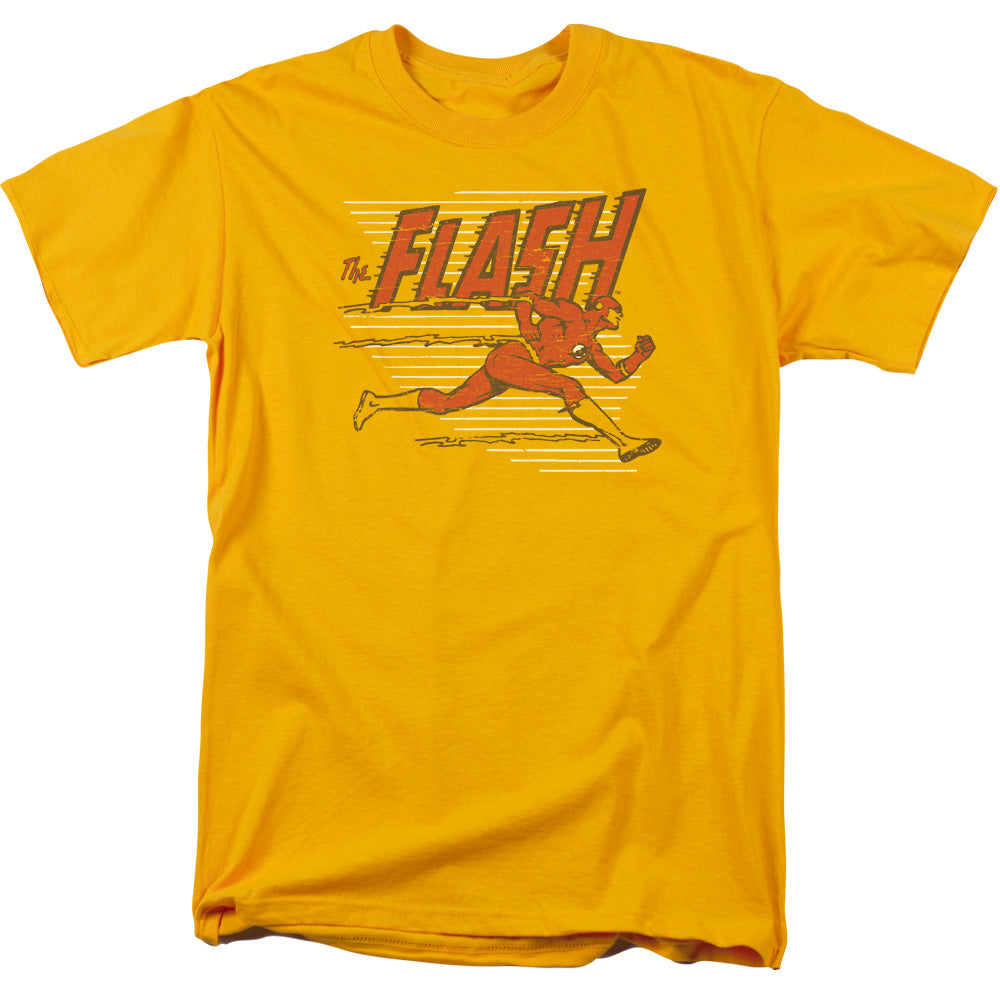 DC FLASH/SPEED LINES - S/S ADULT 18/1 - GOLD