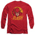 DC FLASH/FLASH CIRCLE -  L/S ADULT 18/1  - RED