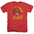 DC FLASH/FLASH CIRCLE - ADULT HEATHER - RED