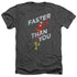 DC FLASH/FASTER THAN YOU - ADULT HEATHER - CHARCOAL