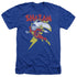 DC/LETS FLY - ADULT HEATHER - ROYAL BLUE