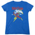 DC/LETS FLY - S/S WOMENS TEE - ROYAL BLUE