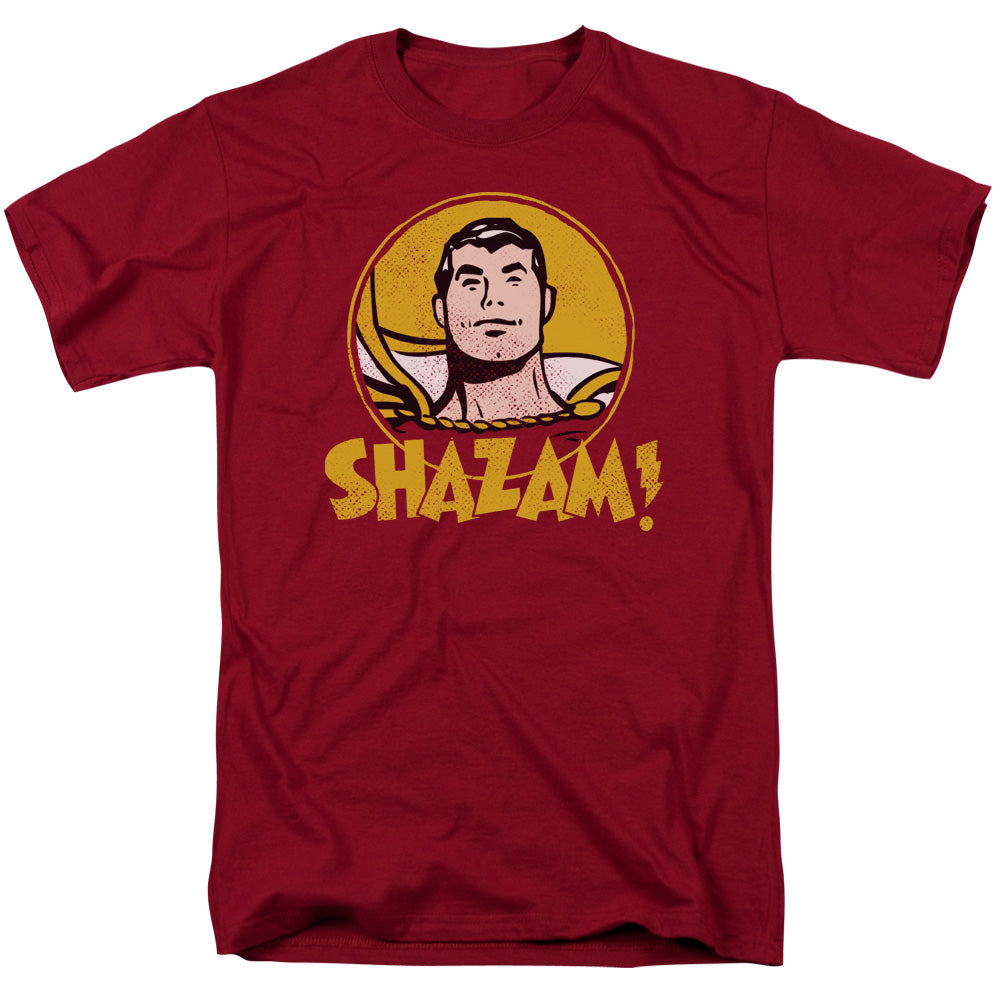 DC/SHAZAM CIRCLE - S/S ADULT 18/1 - CARDINAL