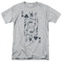 DC/BAT CARD - S/S ADULT 18/1  -  ATHLETIC HEATHER