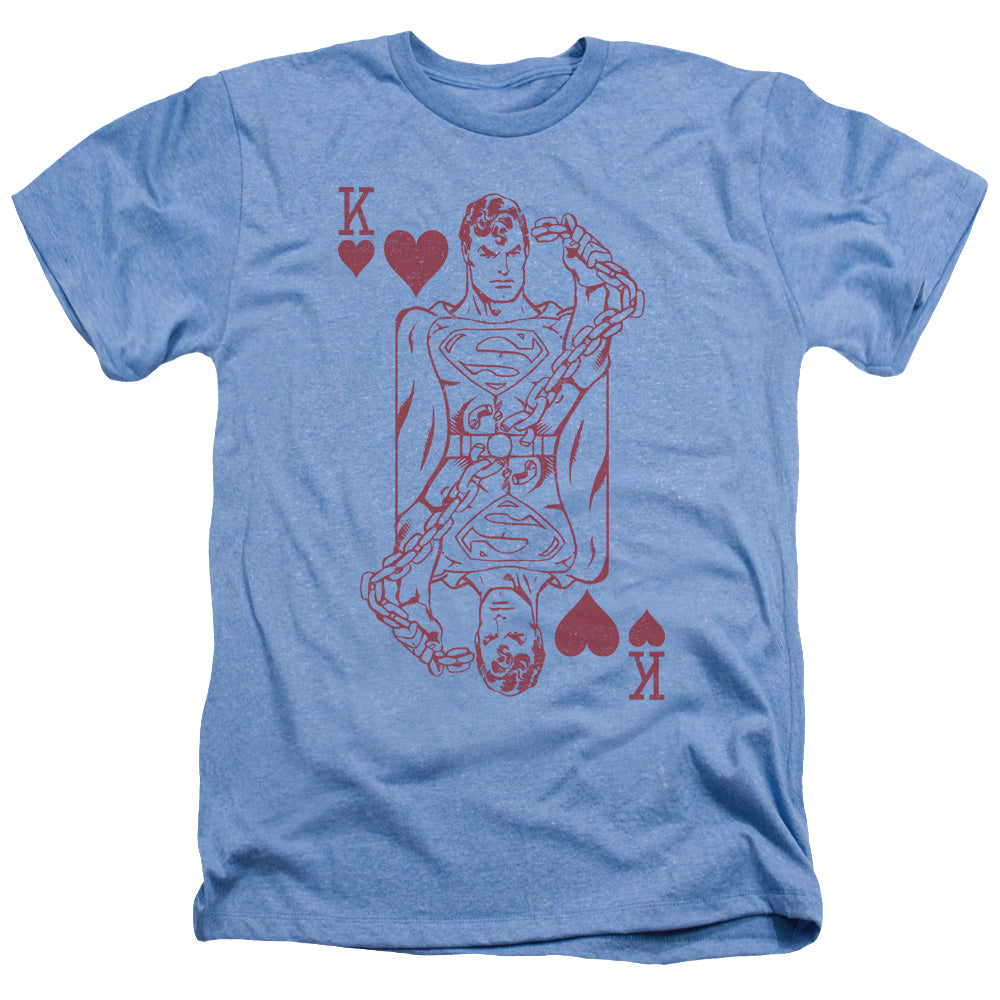 DC/SUPER CARD - ADULT HEATHER - LIGHT BLUE